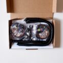 Vixen Porta I/II encoder kit box opened to showcase contents, top view