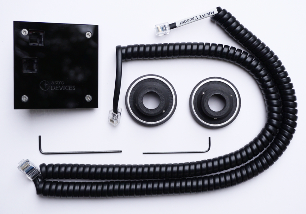 Stellarvue M2C/M2 Encoder Kit disassembled top view