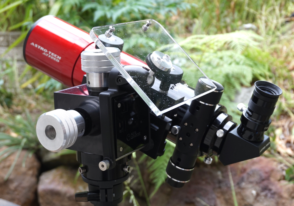 Nexus DSC shelf for Stellarvue M2C left side view without DSC on it