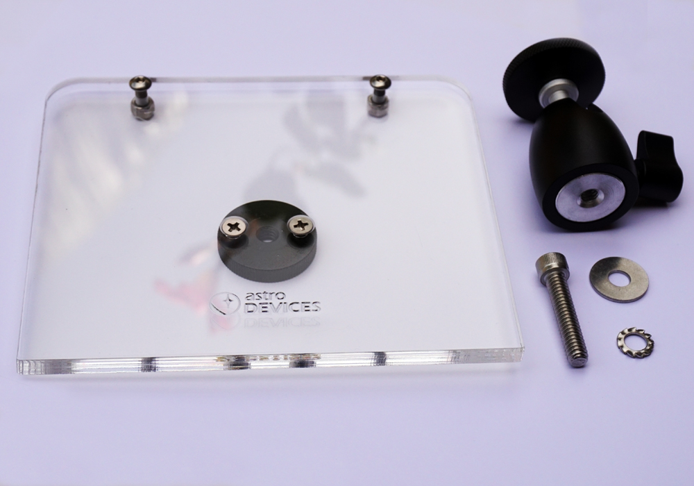 Generic shelf for Nexus DSC & Nexus DSC Pro, disassembled and set on a white backdrop