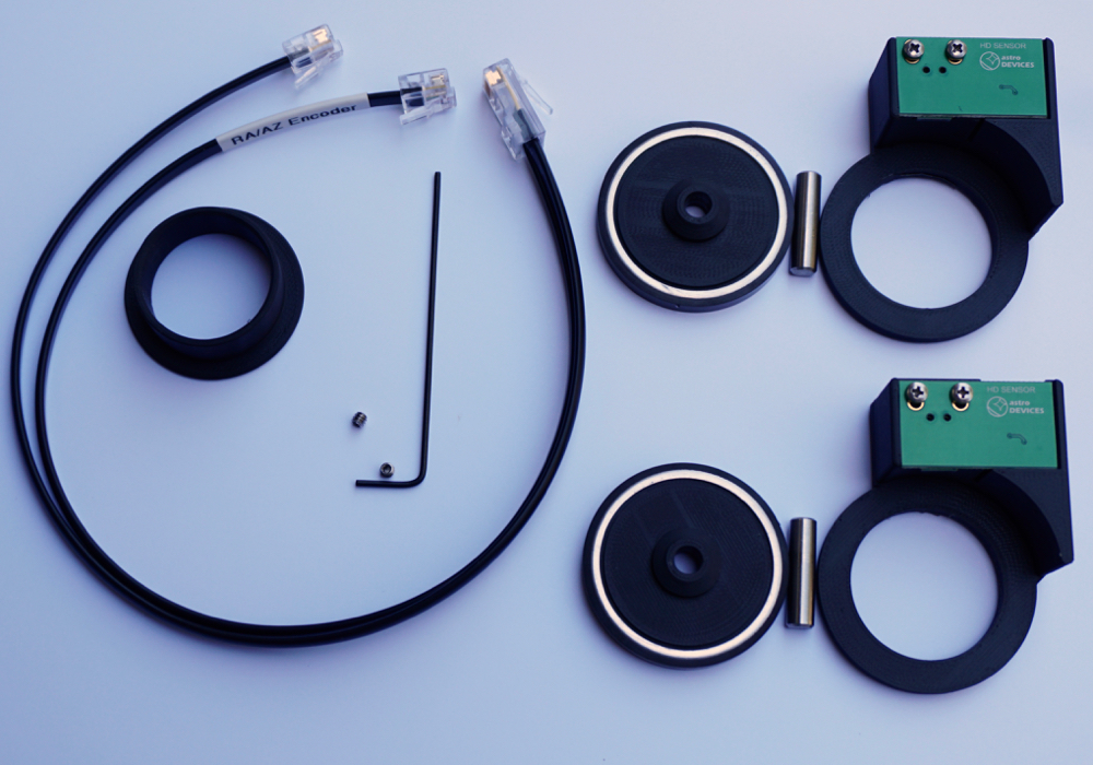 DiscMounts DM6 Encoder Kit disassembled top view