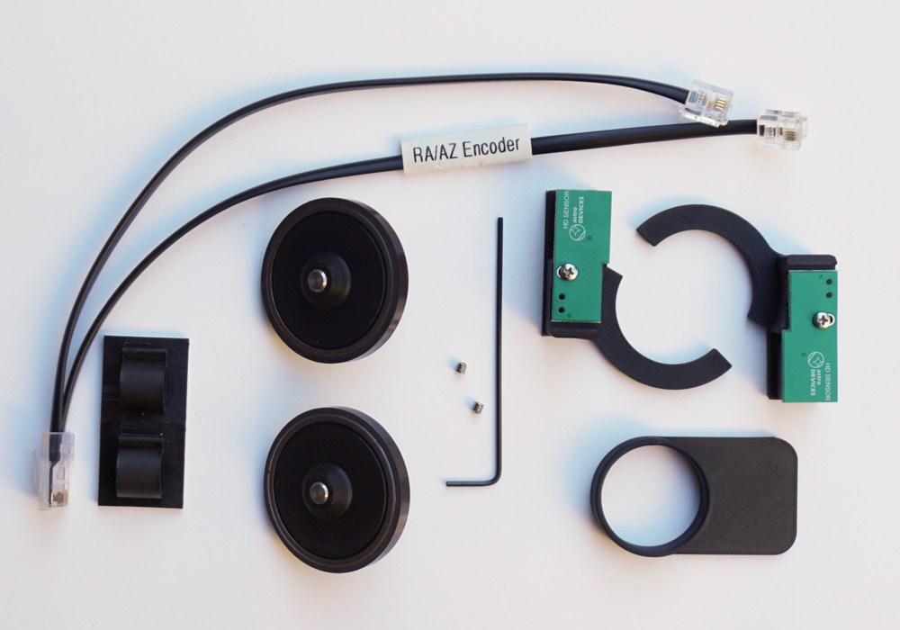 DiscMounts DM4 Encoder Kit disassembled top view