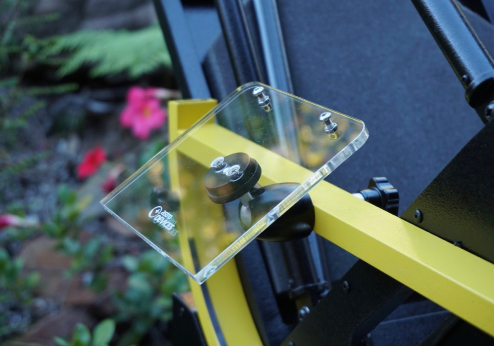 Nexus DSC shelf for Explore Scientific Truss Dobsonian side view without DSC on it