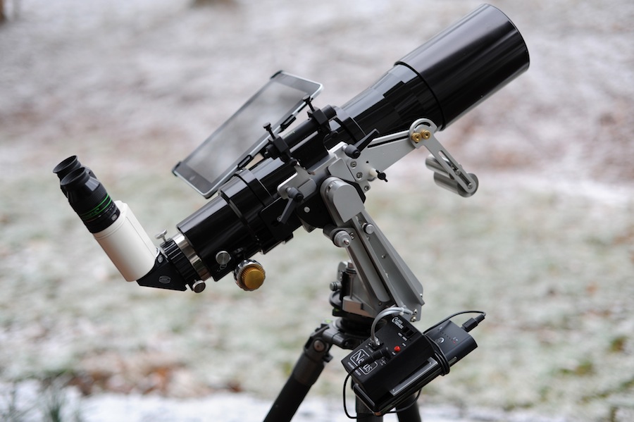 Nexus mounted on a telescope