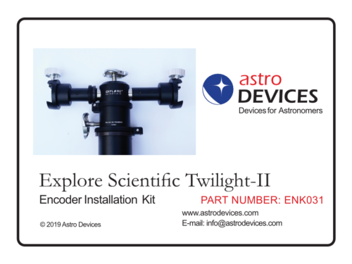 Explore Scientific Twilight-II Encoder Kit box label