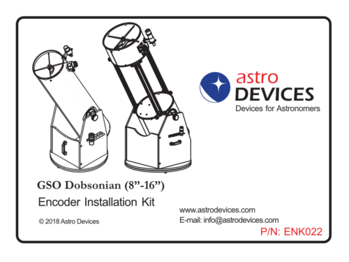GSO Orion Dobsonian Encoder Kit box label