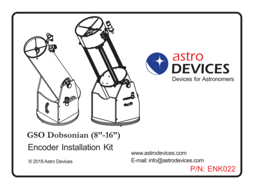 GSO Orion Dobsonian Encoder Kit box label