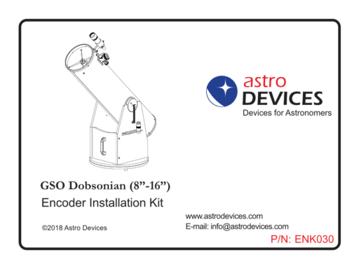 GSO Orion Dobsonian Encoder Kit box label