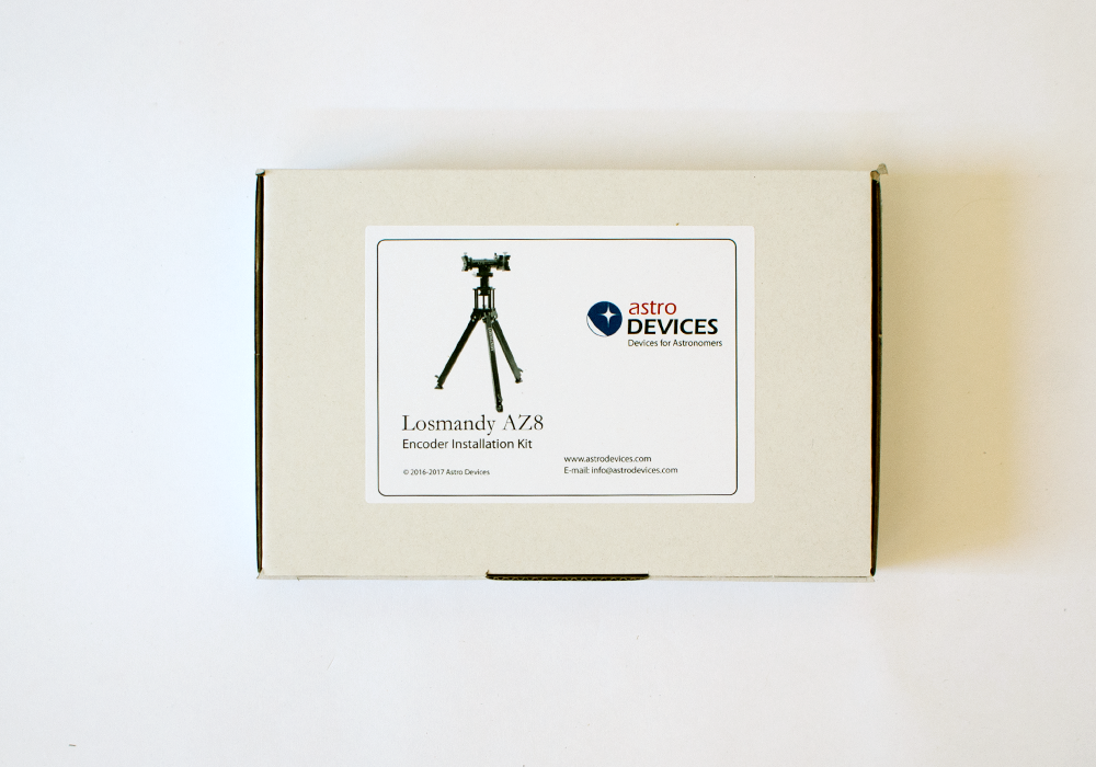 Losmandy AZ8 Encoder Kit box label