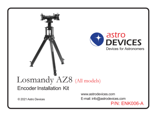 Losmandy AZ8 Encoder Kit box label