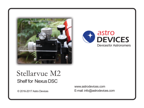Nexus DSC shelf for Stellarvue M2C label