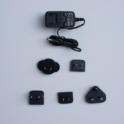 Universal Power Adapter top view of all 5 plugs
