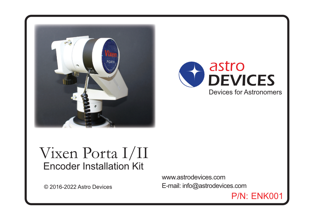 Vixen Porta I/II Encoder Kit | Astro Devices