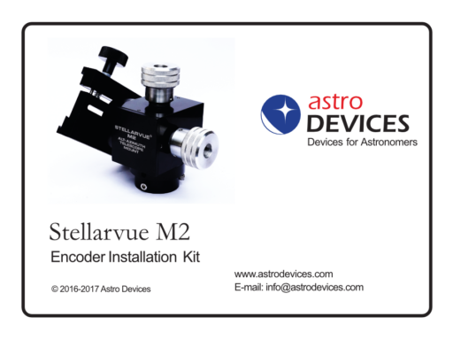 Stellarvue M2C/M2 Encoder Kit box label