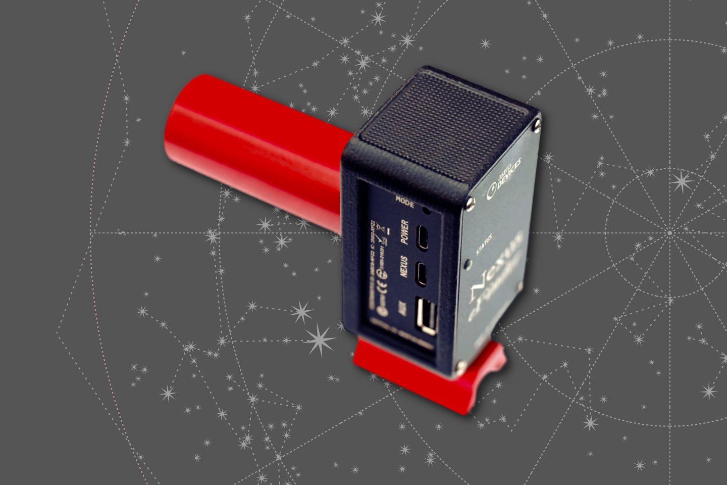 Nexus eFinder on a dark grey background